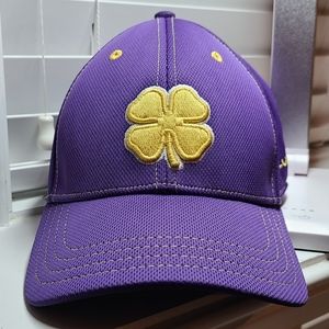 LUCKY BRAND Black Clover Purle Baseball Cap